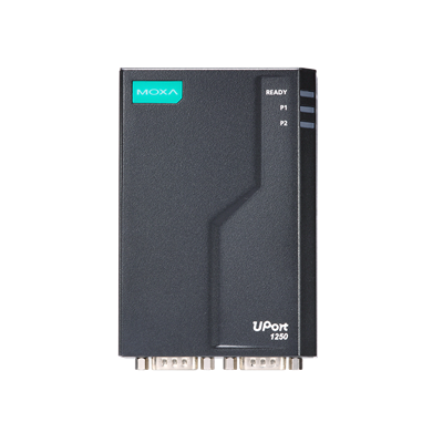 MOXA UPort 1250-G2 2 port RS-232/422/485 USB-seri dönüştürücü