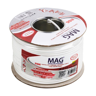 Mag RG59 FA Mini Anten Kablosu 100 Metre