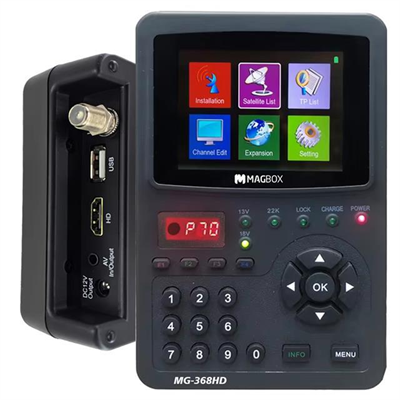 Magbox MG-368HD 3.5 İnç Full HD LCD Ekranlı Görüntülü Dijital Uydu Yön Bulucu