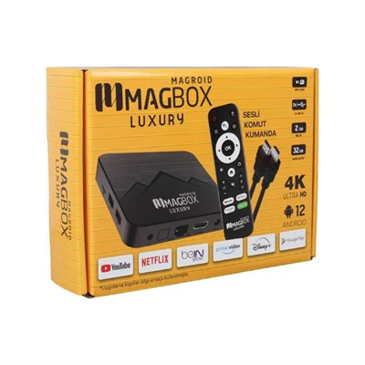 Magbox Magroid Luxury 32 GB HDD 2 GB Ram Bluetooth 5G Android TV Box