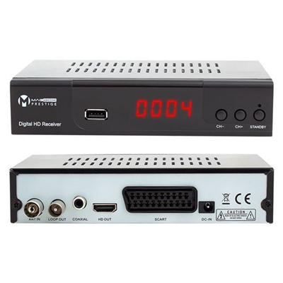 Magbox Prestige DVB T2/C HDMI+Scart Full HD Mini Karasal-Uydu Alıcısı (Youtube)