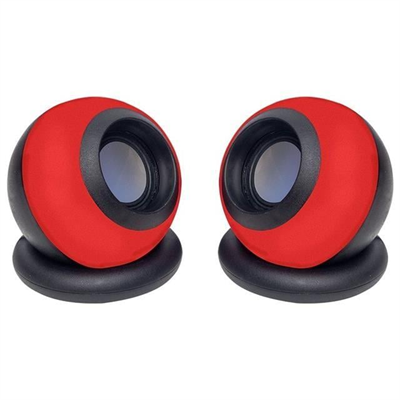 MagicVoice D-08L 1+1 USB Mini Oval Hoparlör - Speaker (2*3 Watt - 4 Ohm)