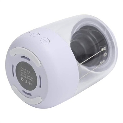MagicVoice MV-24696 600 Mah Taşınabilir RGB Mikrofonlu Aux-TF-Bluetooth 3 Watt Hoparlör (Beyaz)