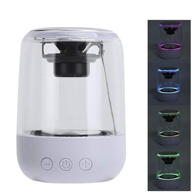 MagicVoice MV-24696 600 Mah Taşınabilir RGB Mikrofonlu Aux-TF-Bluetooth 3 Watt Hoparlör (Beyaz)
