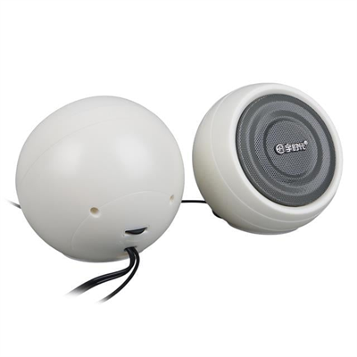 MagicVoice MV-24845 1+1 USB AUX Oval Multımedia Ses Sistemi Speaker - Hoparlör 2X3Watt