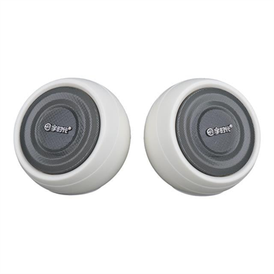 MagicVoice MV-24845 1+1 USB AUX Oval Multımedia Ses Sistemi Speaker - Hoparlör 2X3Watt