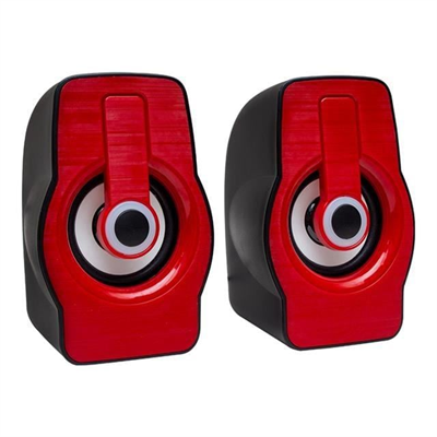 MagicVoice MV-4941 USB Hoparlör Rgb Işıklı Siyah/Mavi-Siyah/Kırmızı (2*3 Watt - 4 Ohm)