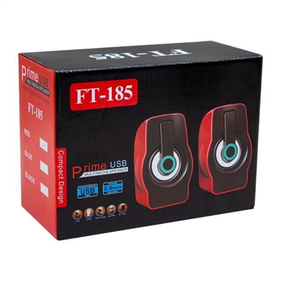 MagicVoice MV-4941 USB Hoparlör Rgb Işıklı Siyah/Mavi-Siyah/Kırmızı (2*3 Watt - 4 Ohm)