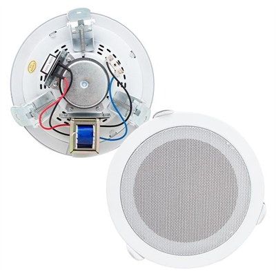 MagicVoice MV-6695 18 CM 6 Watt Beyaz Trafolu Metal Kasa Alçıpan Hoparlör