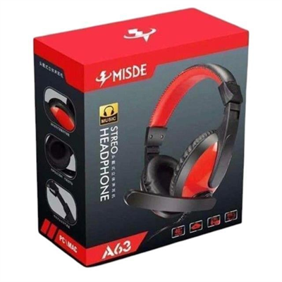 Magicvoice A63 Misde 3.5 Mm Aux Girişli Stereo Mikrofonlu Kulak Üstü Oyuncu Kulaklık
