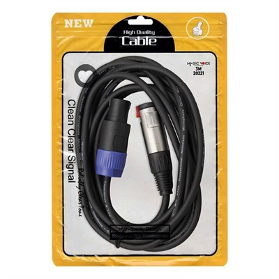Magicvoice LD384 Specon Erkek - Canon Dişi Çevirici 3 Metre Kablo