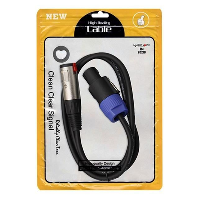 Magicvoice LD384 Specon Erkek - Canon Dişi Çevirici 1 Metre Kablo