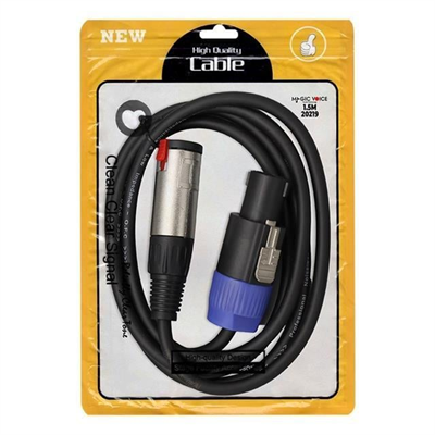 Magicvoice LD384 Specon Erkek - Canon Dişi Çevirici 1.5 Metre Kablo