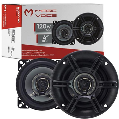Magicvoice MGV-10 Tweeterlı 10 Cm Kapaklı 2li Takım Hoparlör