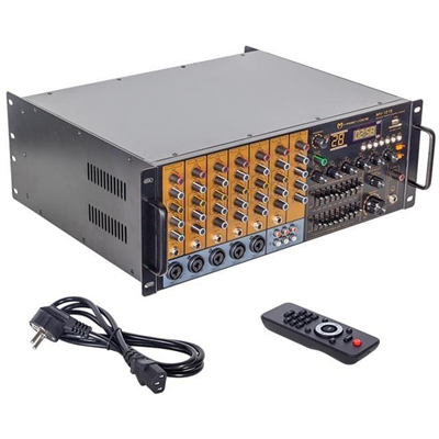 Magicvoice MV-1215 USB-BT-UK Rms 200W - Max.1600W 6 Zon Trafolu Küp Mixer Anfi