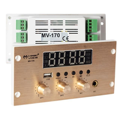 Magicvoice MV-170 USB-BT-Mic. Girişli 4x25W Müzik Kontrol Cihazı