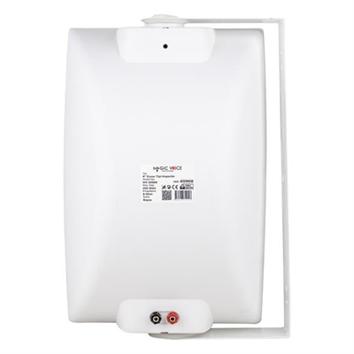 Magicvoice MV-20968 İki Yollu 8 20cm 8 Ohm 250W Trafosuz Beyaz Hoparlör