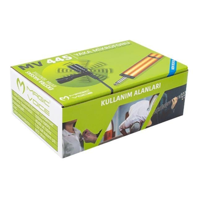 Magicvoice MV-445 Çantalı 5 Metre Kablolu 600 Ohm Yaka Mikrofonu