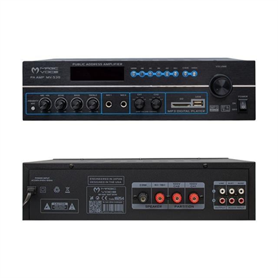 Magicvoice MV-530 120 Watt Usb-Sd-Bluetooth 2 Bölgeli Hat Trafolu Anfi