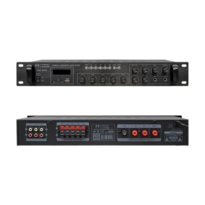 Magicvoice MV-540 100 Watt USB-SD-Bluetooth 2 Mikrofon Girişli 5 Bölgeli Hat Trafolu Anfi