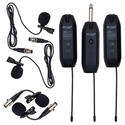 Magicvoice Mv-19596 UHF Yaka Tipi Enstrüman Dörtlü Mikrofon Set