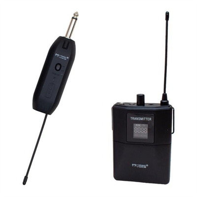Magicvoice Mv-19599 UHF Kablosuz Enstrüman Uyumlu Jack Girişli İkili Mikrofon Set