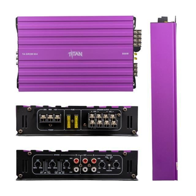 Magicvoice Titan-804 4 Kanallı Max 1600 Watt Oto Amfi-Anfi