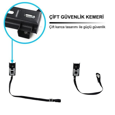 MasterX MX-WH02 32-80\\ Güvenlik Kemerli Lcd Led Tv Duvar Askı Aparatı