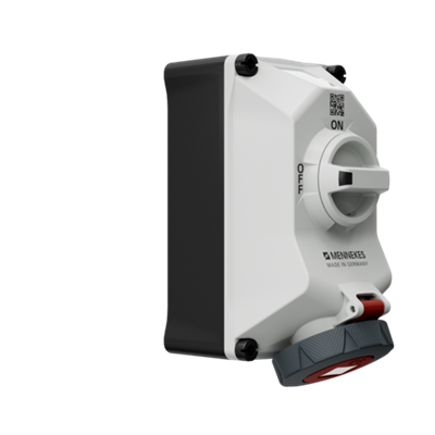 Mennekes 5612406G DUOi Duvar Prizi 16A 32A 400V IP67/IP69 Kilitli