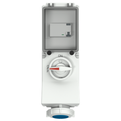 Mennekes 7245 Switchable IP67 Industrial Interlock 3P, Earthing Position 6h, 16A, 230 V