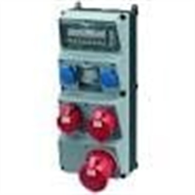 Mennekes 940017 AMAXX Soket Kombinasyonu IP44 Duvar Tipi