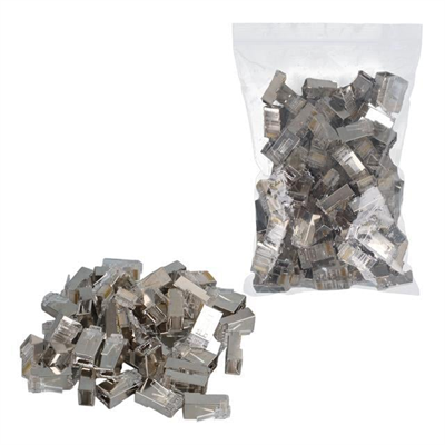 Metal RJ45 Cat5 100 Adet Metal Uç 8p/8c