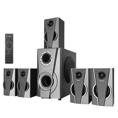 Mikado MD-672BT 5+1 Bluetooth Speaker 120W Usb+SD+FM Destekli Multimedia Ev Sinema Ses Sistemi