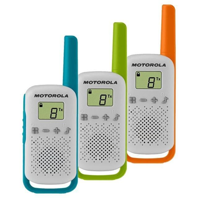 Motorola TLKR-T42 4 Km Kırmızı Pmr El Telsizi (2li Paket)