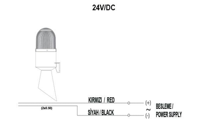 Mucco SNT-2148 -SNT-EB7013 IŞIKLI KORNA 12-24 AC/DC
