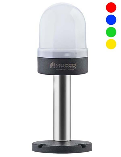 Mucco SNT-S74-B Rgb Tepe Lambası 12-24v Ac/dc