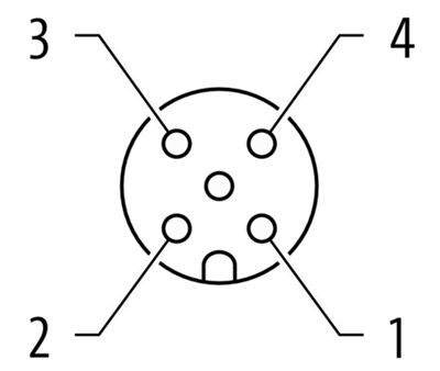 Murr Elektronik 7000-12221-6140500 M12 Dişi 0° Düz Sensör Kablosu (5m)