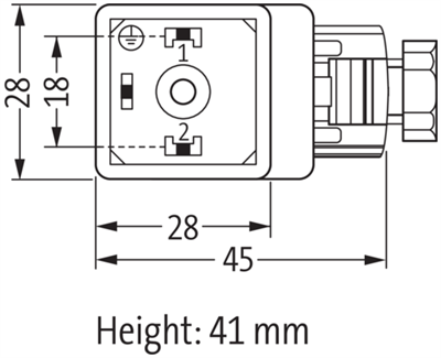 Murr Elektronik 7000-29541-0000000 | SVS Valve Plug Form A 18 mm