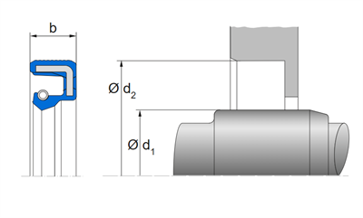 NORD DRIVESYSTEMS EX-SEAL 30x52x7 A NBR902 EMQ Ön Yağ Keçesi