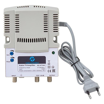Novacom NC-KT340 47-862 Mhz 34 dB Kablo TV Amplifier Hat Yükseltici