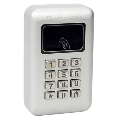 Novacom NC-MS03WP RFID - Şifrematik Kart Okuyucu Otomatik Kapı Kilit Sistemi (Pin - Proximity)