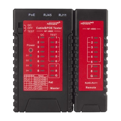 Noyafa NF-468S RJ45-RJ11-Poe Kablo Test Cihazı