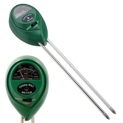 Noyafa TR-01 Analog Toprak Analiz Test Cihazı PH-SU NEM-IŞIK Metre Ölçer