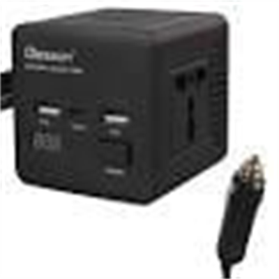 Olesson 1663 DC 12-24V 150W Oto Araç Power İnverter TYPE-C - Çift USB - 220V Üniversal Priz Girişli