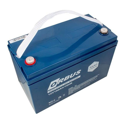 Orbus 12 Volt 100 Amper Karbon Jel Tip Akü (330x173x212 Mm)