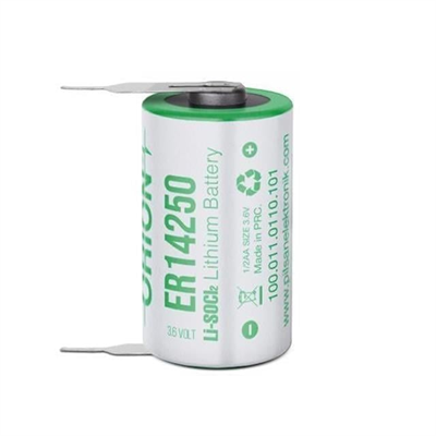 Orion ER14250 H 1/2AA 3.6 Volt 1200mAh Kısa Boy Puntalı Lityum Pil