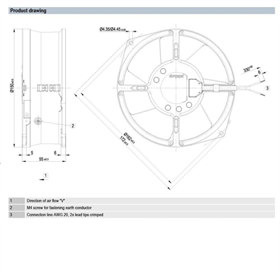 Pano Klima Fanı – EbmPapst W2S130-AA03-01 | Endüstriyel Pano Fanı