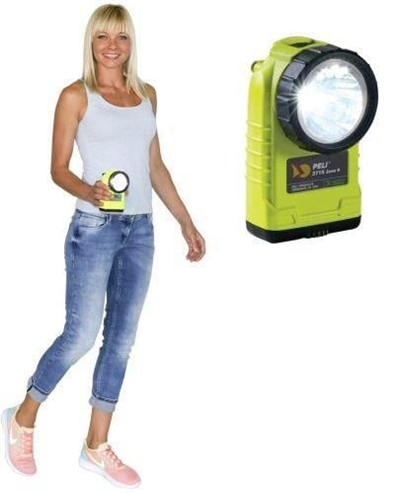 Peli 3715Z0 ATEX Zone 0 90 Derece Eğimli Kafa El Feneri