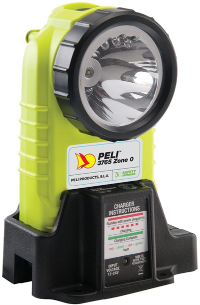 Peli 3765Z0 ATEX Zone 0 Şarjlı Led 90 Derece Eğimli Kafa