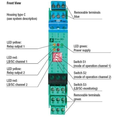 Pepperl+Fuchs  KFA6-SR2-Ex2.W  Switch Amplifier-103373